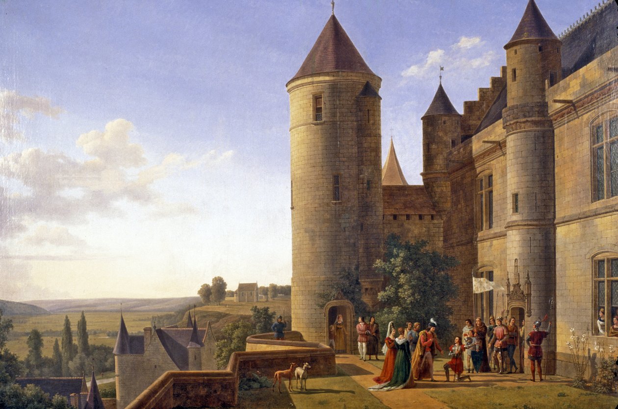 Indre & Loire N* 183 - Schloss Loches - Treffen von Karl VII. und Jeanne d