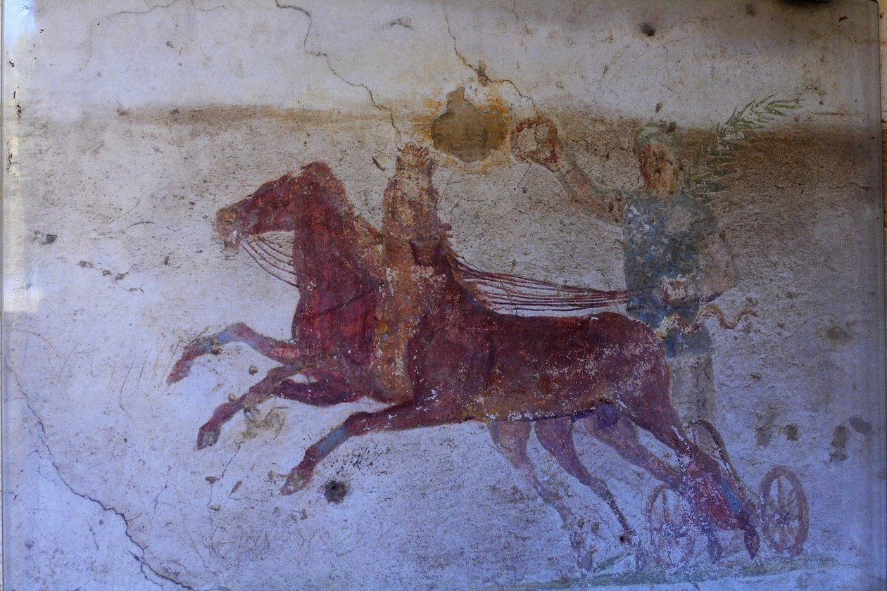 Gemälde des Hauses des Aurige, Antikes Ostia, Italien von Unknown