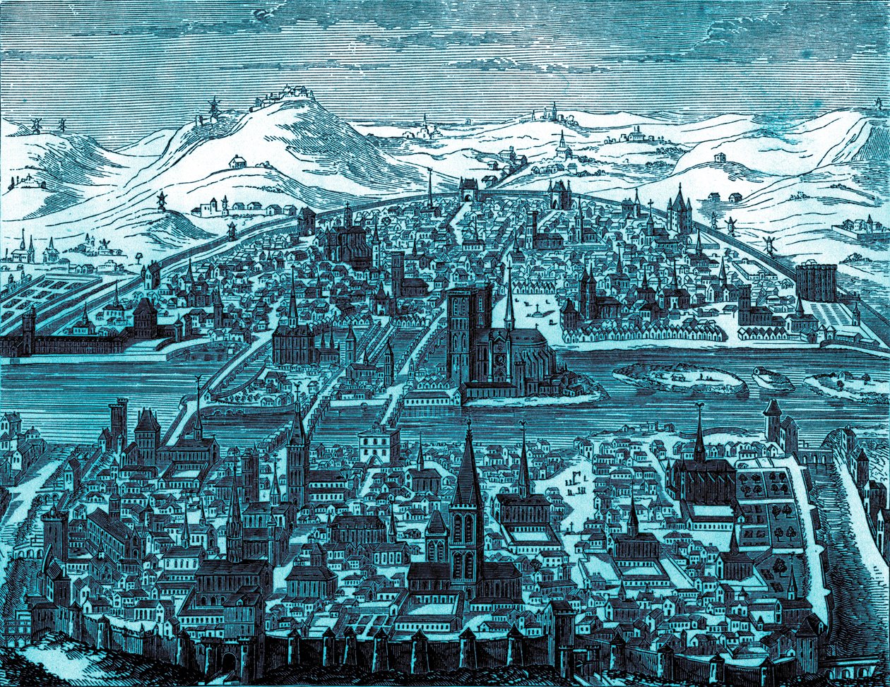 Paris im Jahr 1607 von Unknown