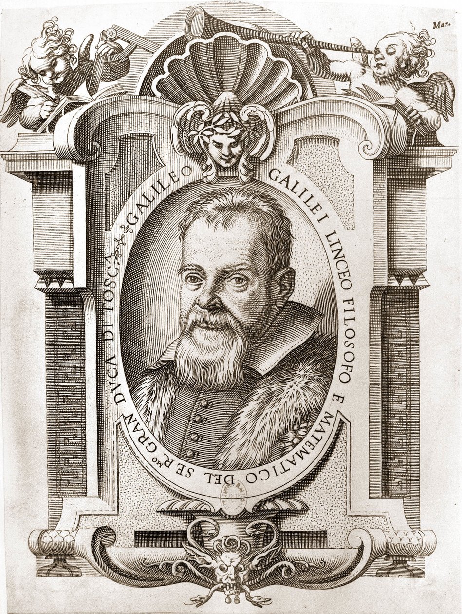 Porträt von Galileo Galilei (1564 - 1642) von Unknown