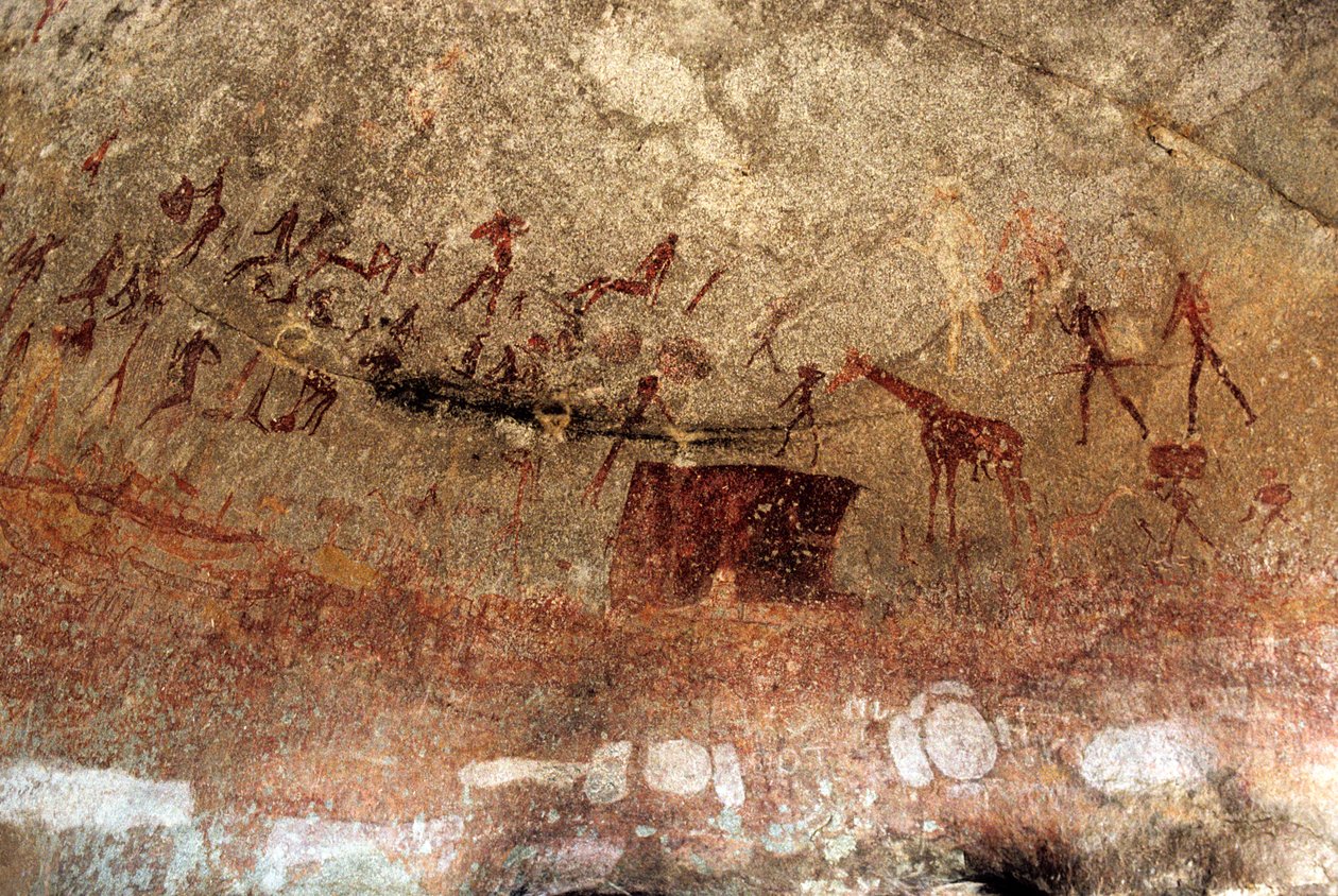 San-Felskunst, Südafrika von Unknown