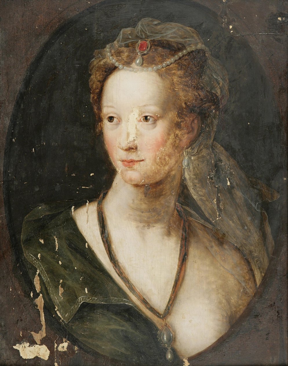 Kopf einer Frau von Flemish