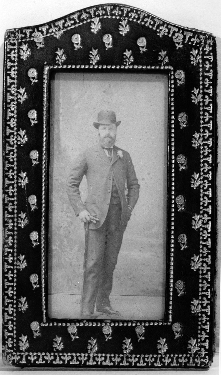 Jacques Doucet als junger Mann, ca. 1870-90 von French Photographer
