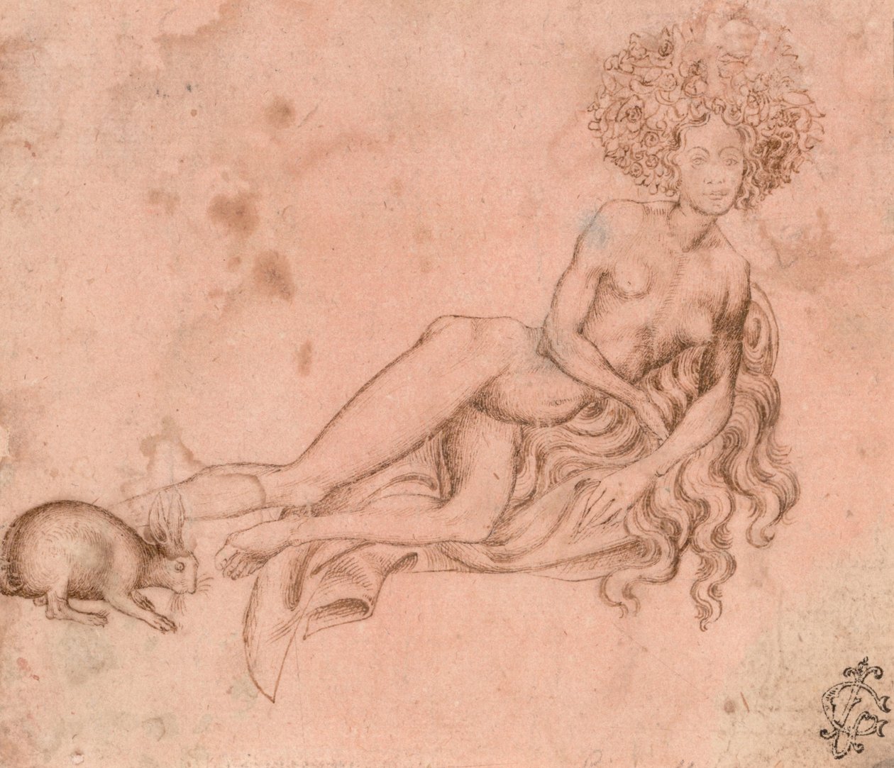 Allegorie der Wollust (recto), ca. 1426 von Antonio Pisanello