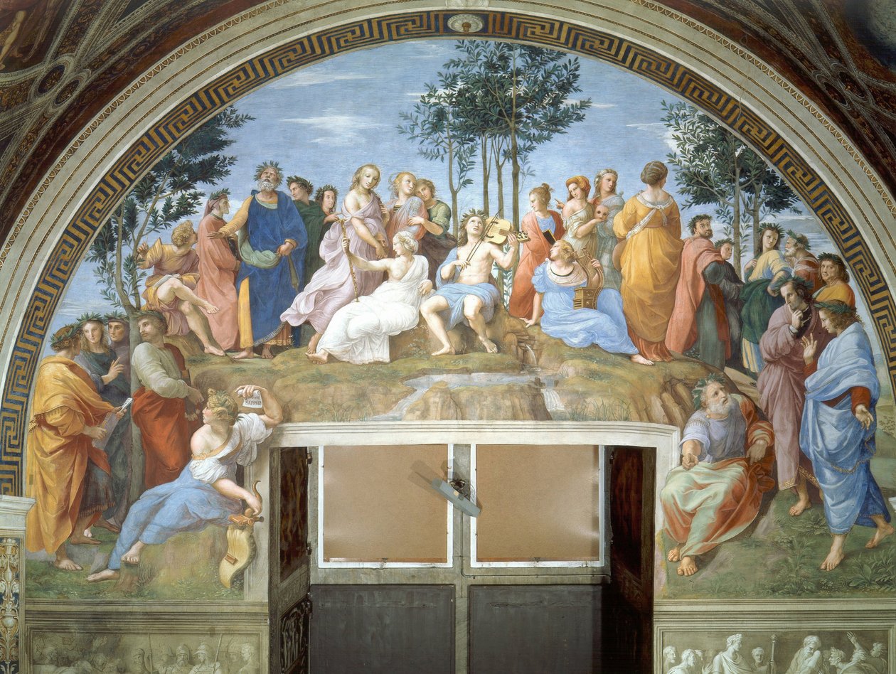 El Parnaso von Raffaello Sanzio Raphael