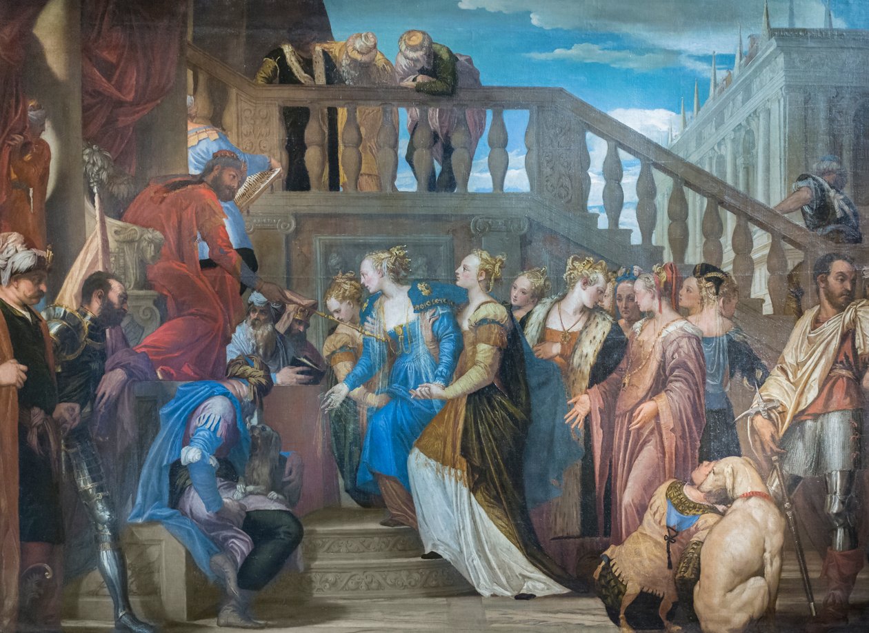 Esther und Ahasverus von (1528 88) Veronese