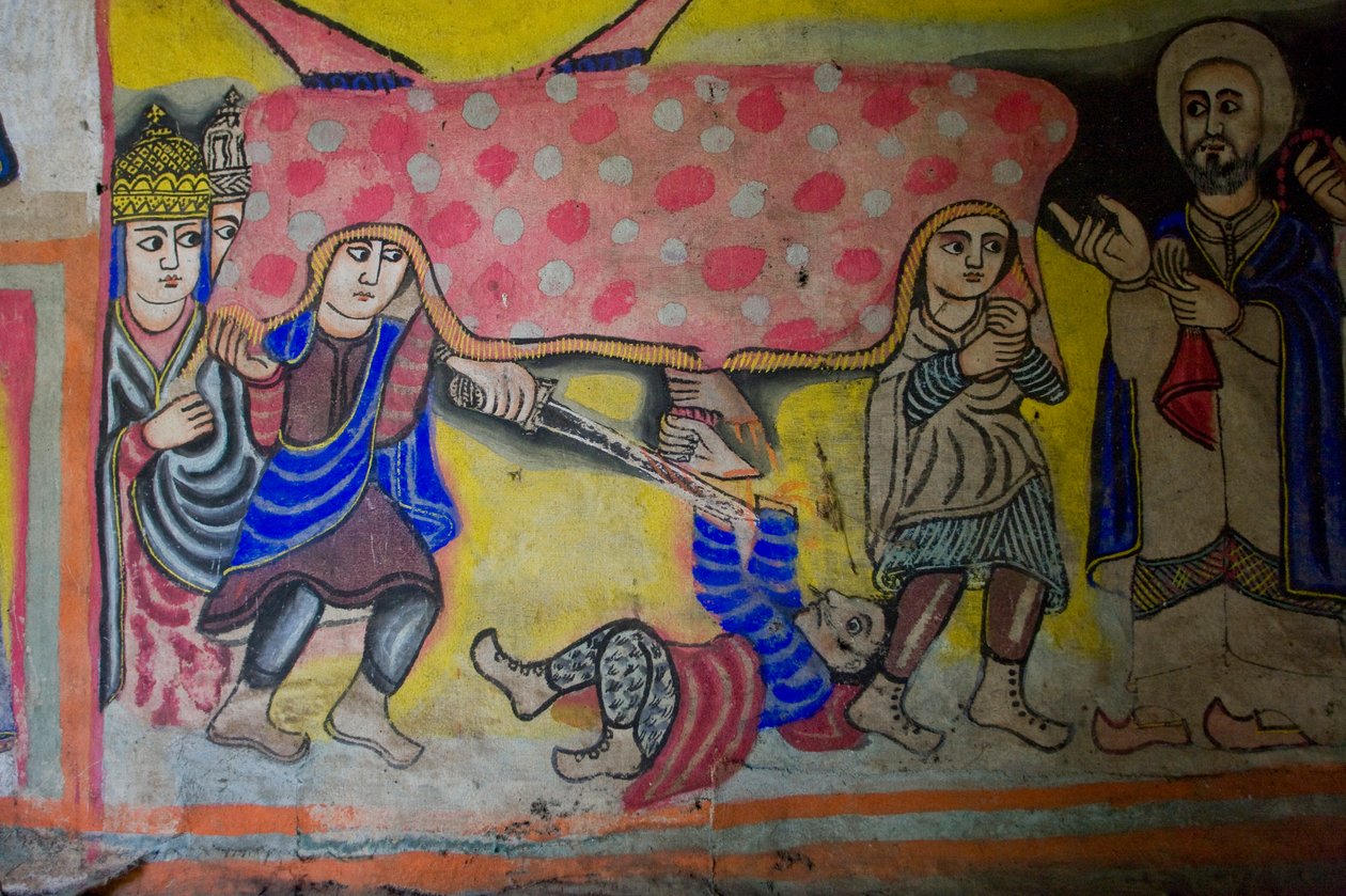 Debre Sina Maryam Kirche, Gorgora, Tana-See, Äthiopien, Afrika von Unknown