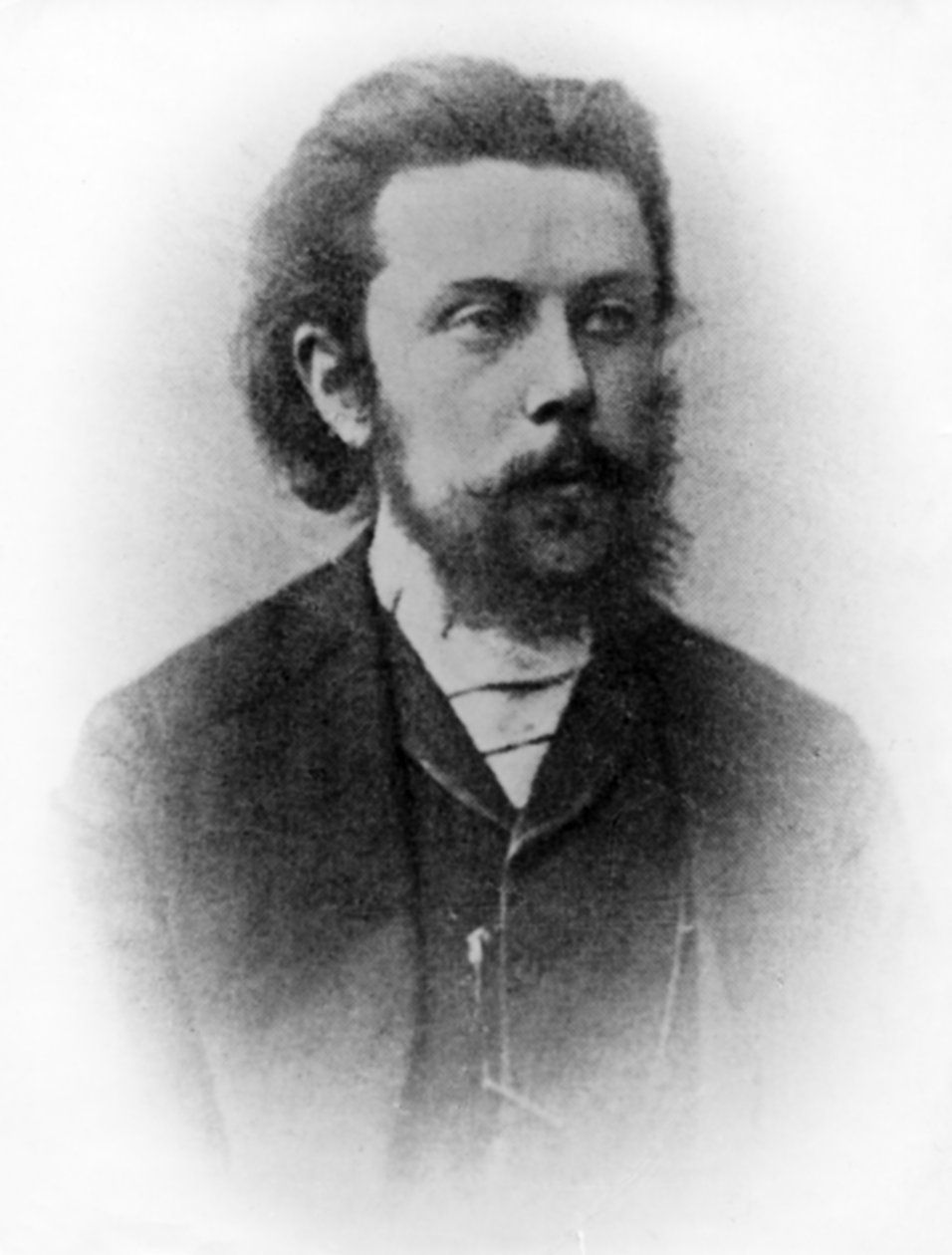 Russischer Komponist Modest Mussorgski (1835-1881) von Unknown