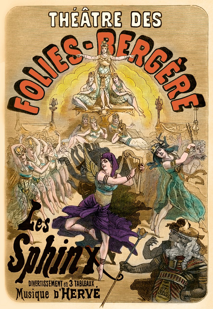 Théâtre des Folies-Bergère - Plakat von Unknown