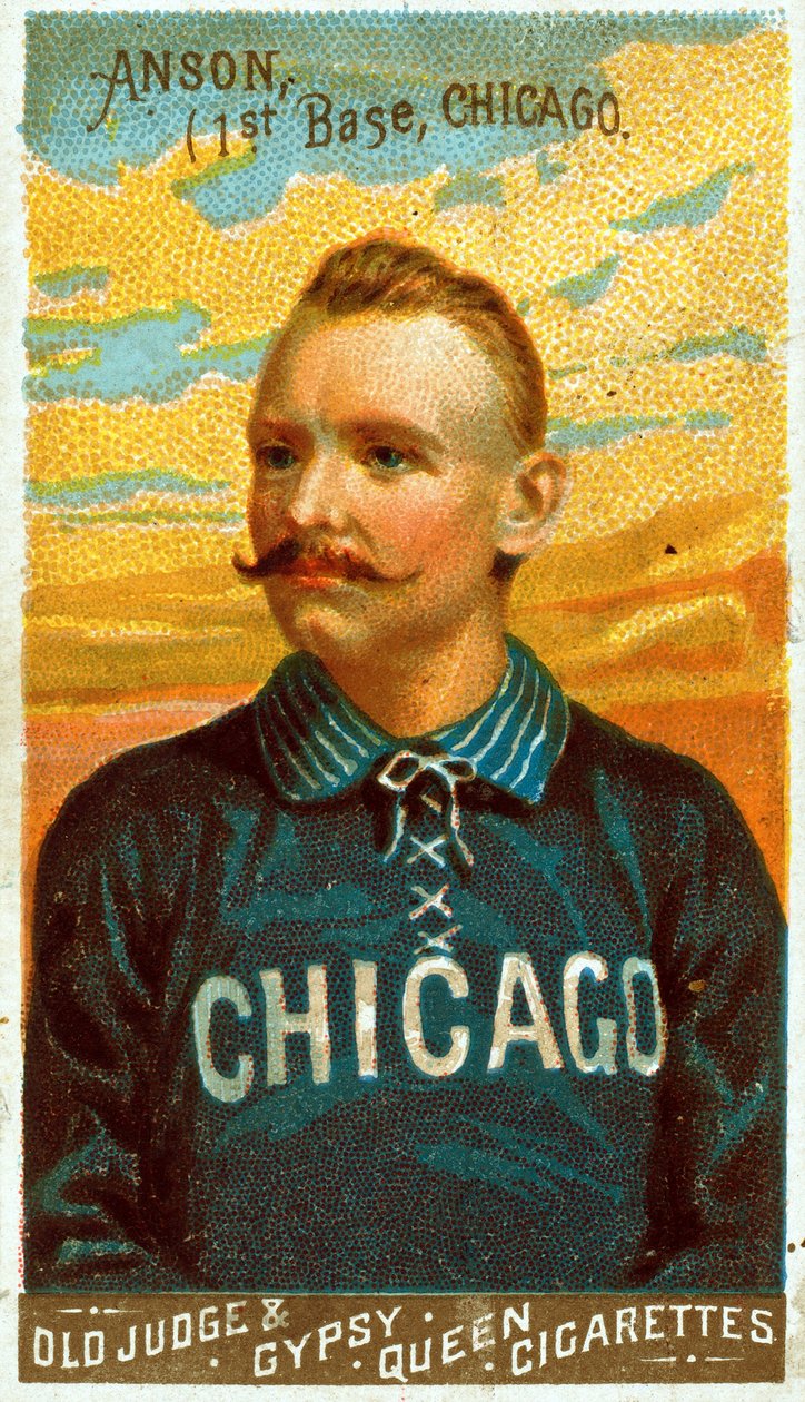 Porträt von Cap Anson von American School
