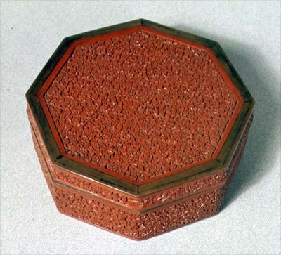 Geschnitzte Schachtel von Chinese School