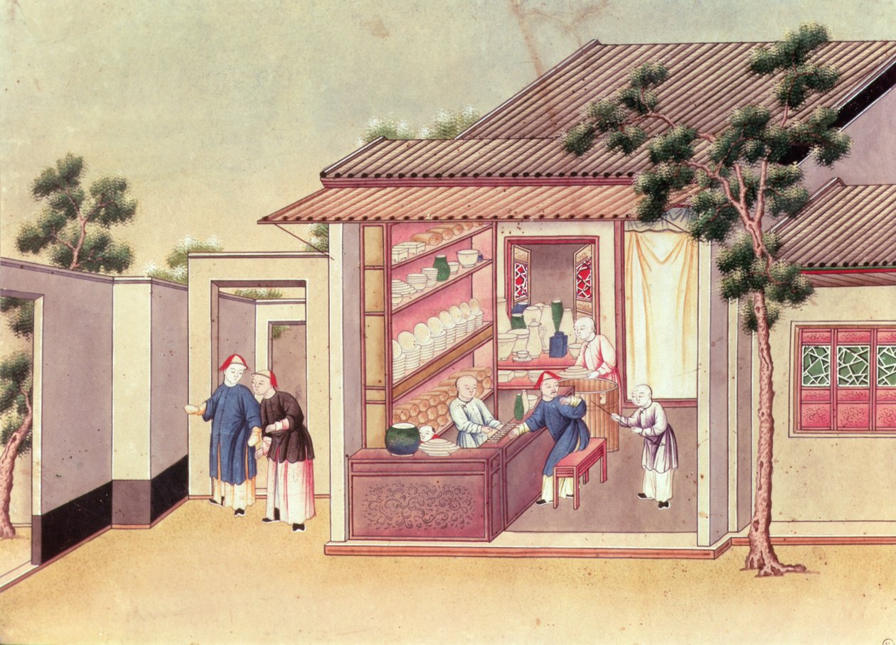 Porzellanladen von Chinese School