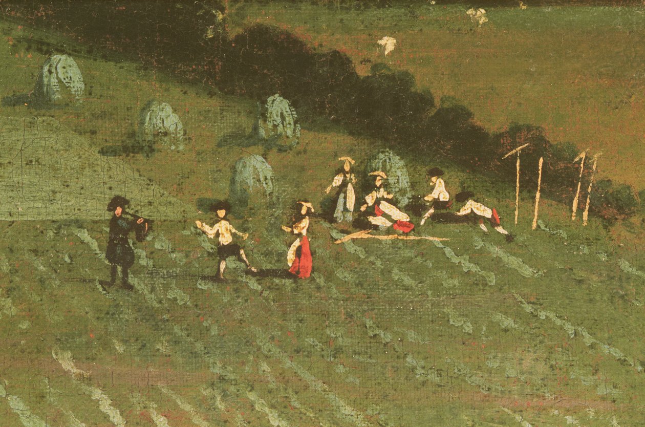 Landschaft um Dixton Manor, ca. 1725 (Detail) von English School