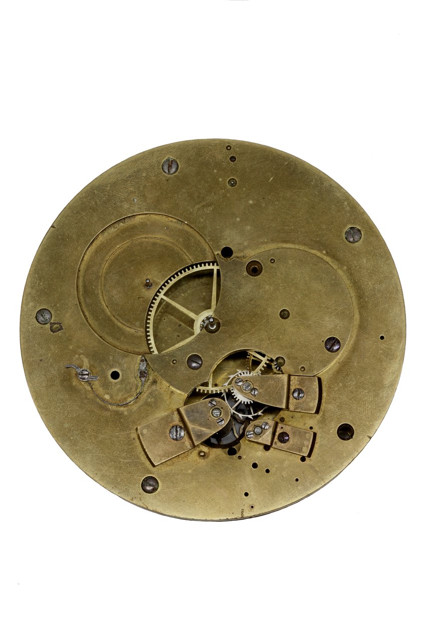 Die Vorderplatte des Cumming-Uhrwerks, ca. 1767 von English School