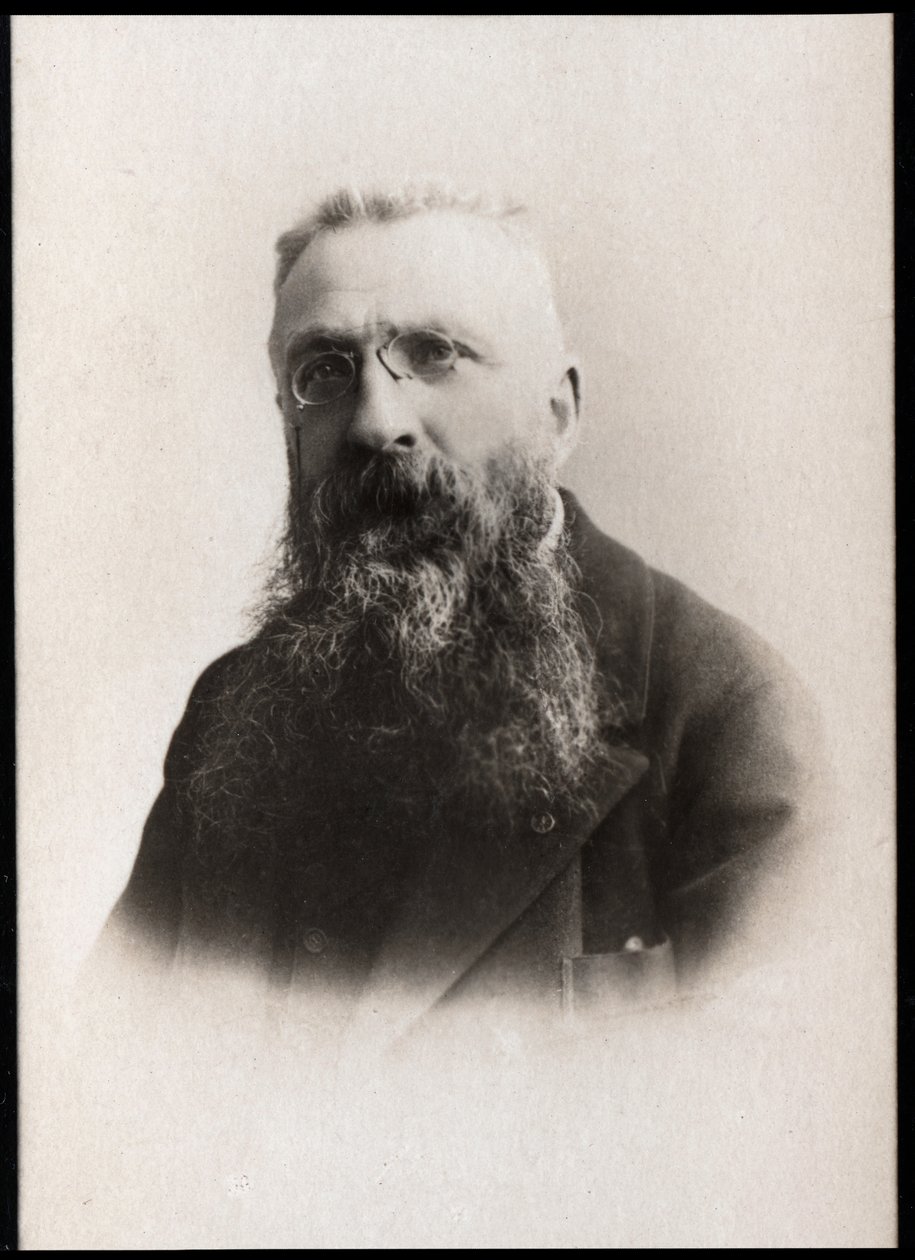 Porträt von Auguste Rodin von French Photographer