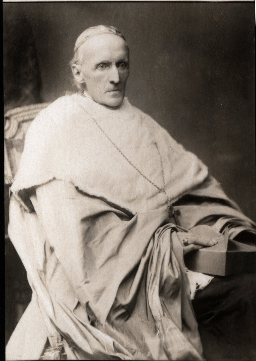 Porträt von Kardinal Henry Edward Manning (1808-1892) von French Photographer