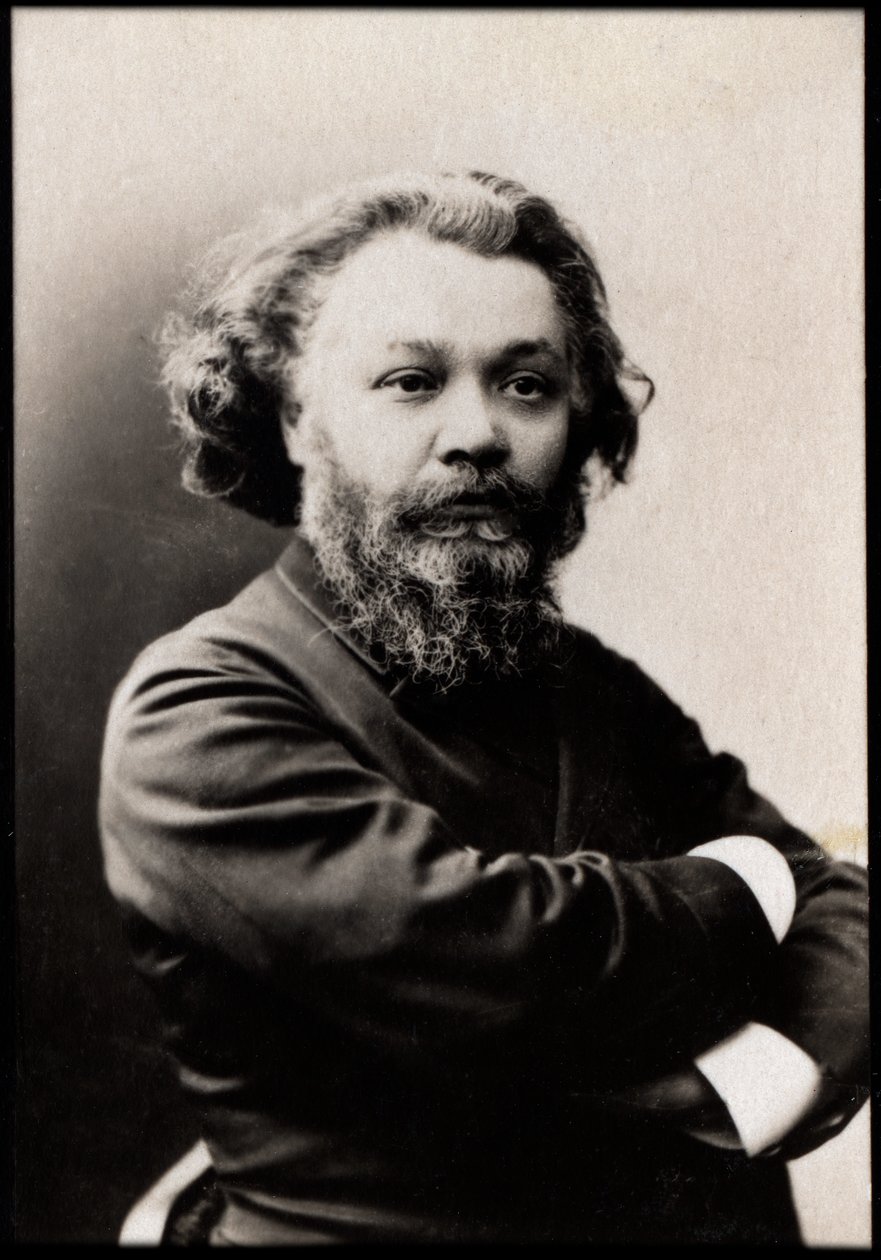 Porträt von Clovis Hugues (1851-1907), französischer Dichter, Journalist, Dramatiker und Romanautor von French Photographer
