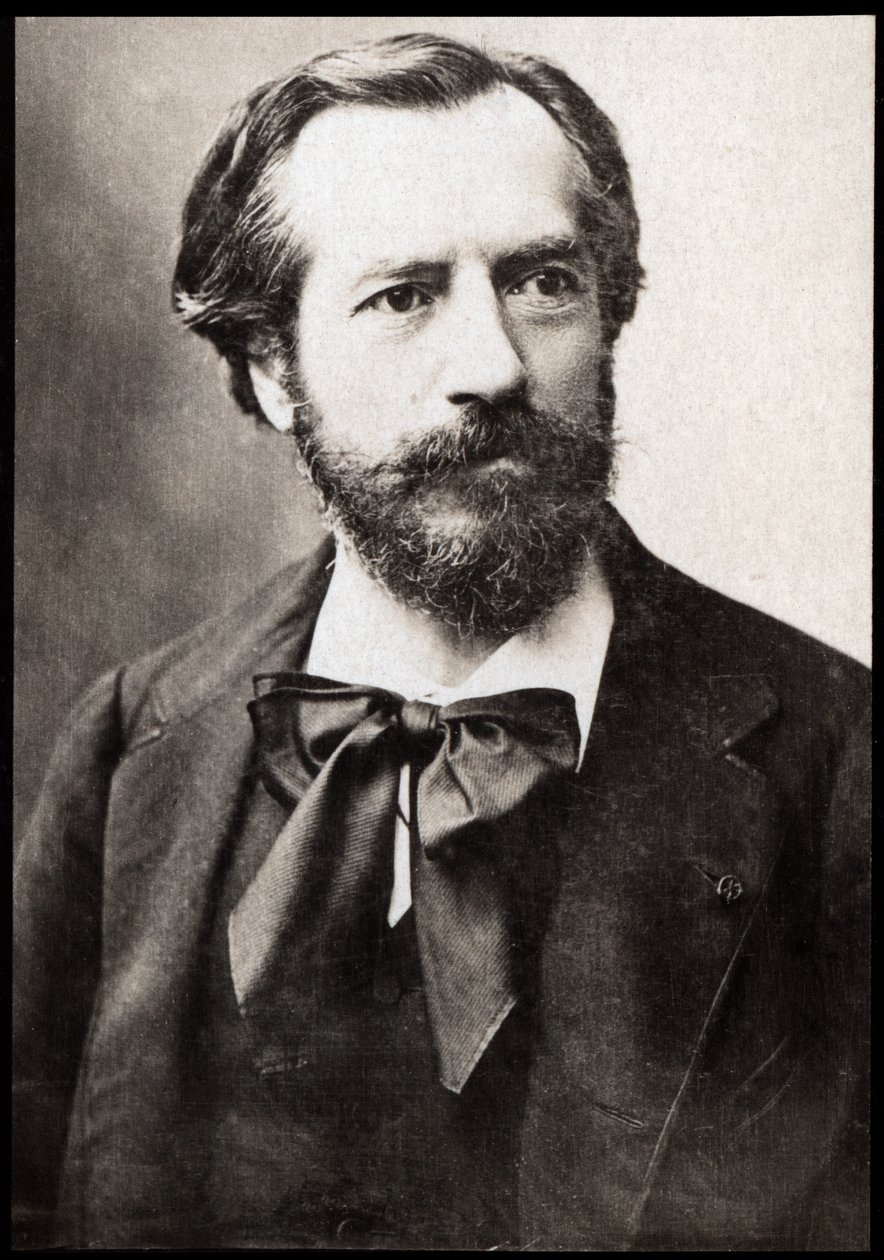 Porträt von Frederic Auguste Bartholdi (1834-1904), französischer Bildhauer von French Photographer