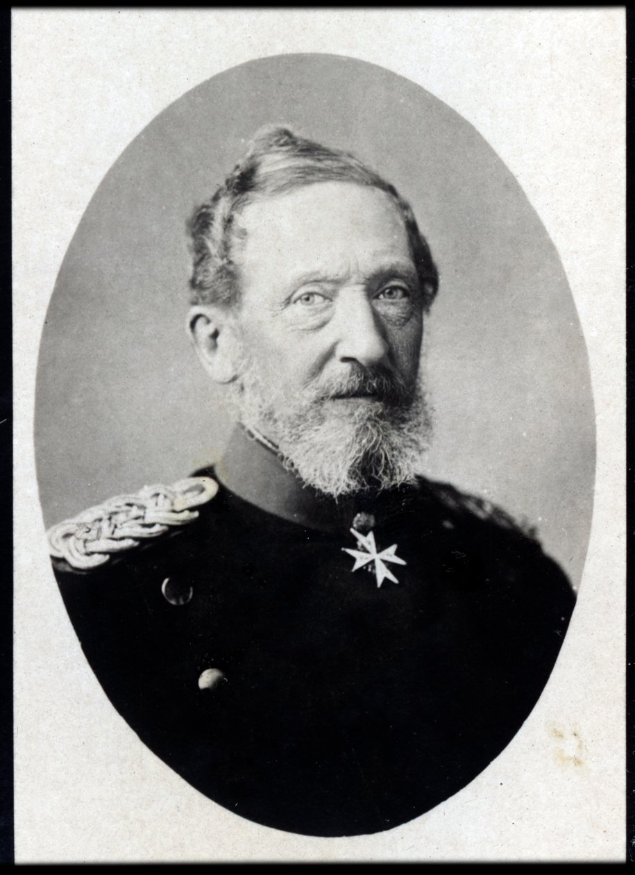 Porträt von Leonhard (Leonard) Graf von Blumenthal (1810-1900), preußischer Feldmarschall von French Photographer