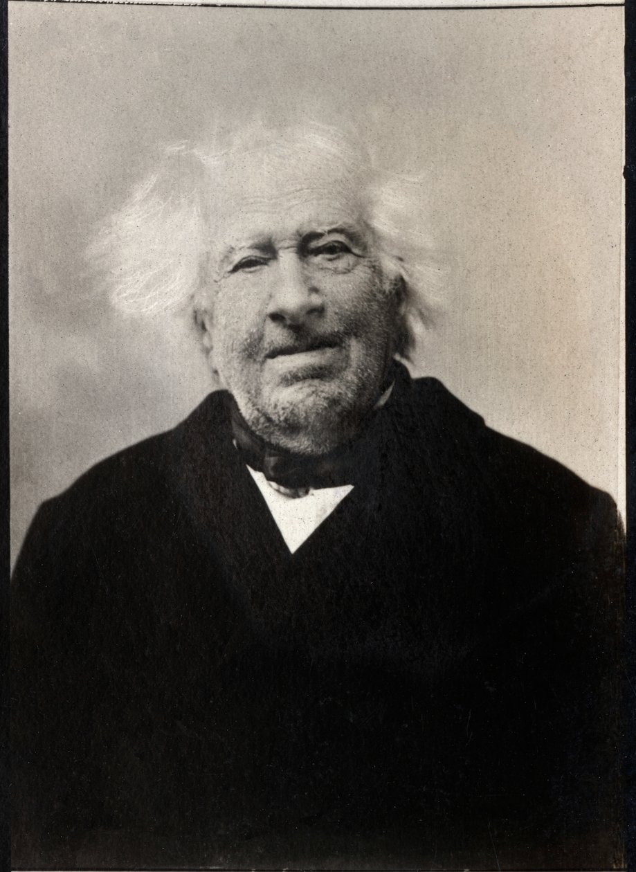 Porträt von Michel Eugene Chevreul (1786-1889), französischer Chemiker von French Photographer