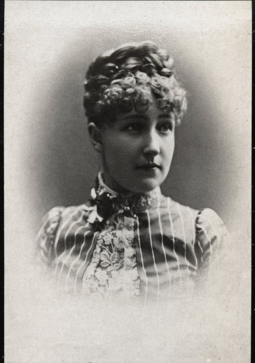 Porträt von Prinzessin Stephanie von Belgien (1864-1945) von French Photographer