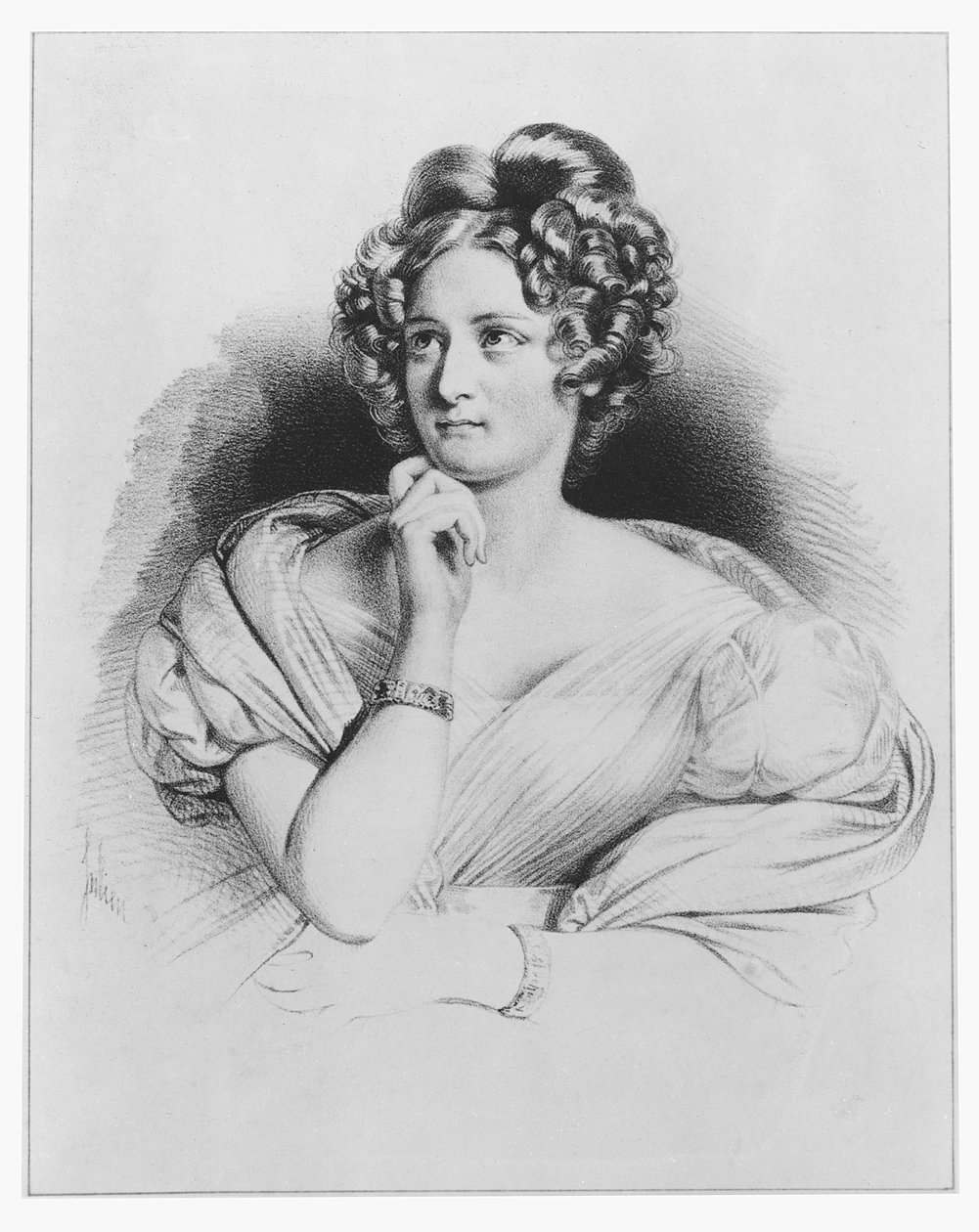 Delphine de Girardin von French School