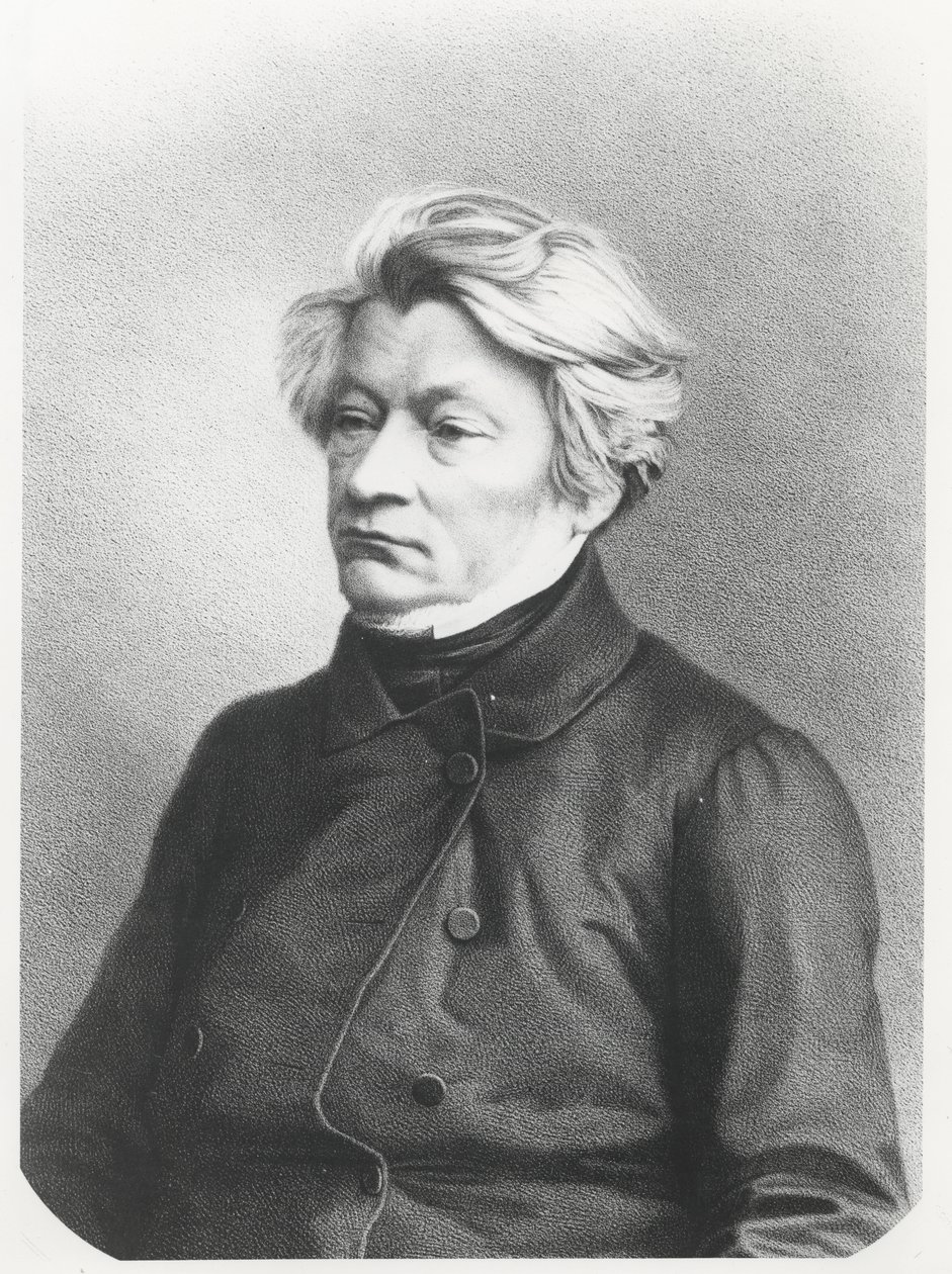 Porträt von Adam Mickiewicz von French School
