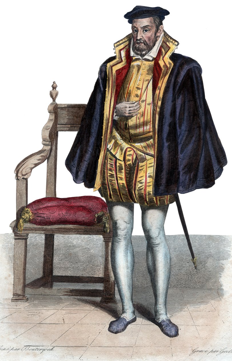 Porträt von Gaspard II de Coligny (1519-1572), französischer Adliger und Admiral von French School