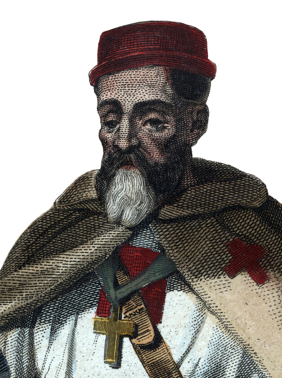Porträt von Jacques of Molay von French School