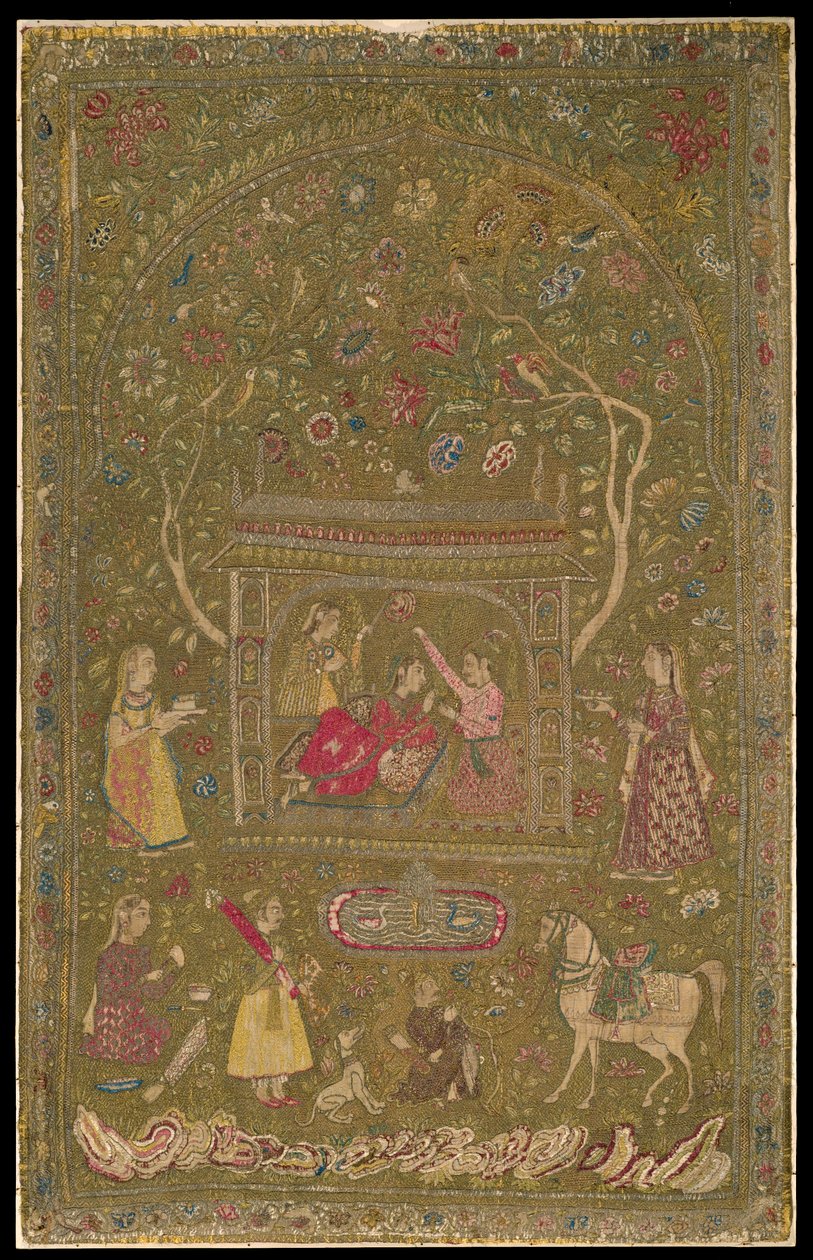 Textilwandbehang von Indian School