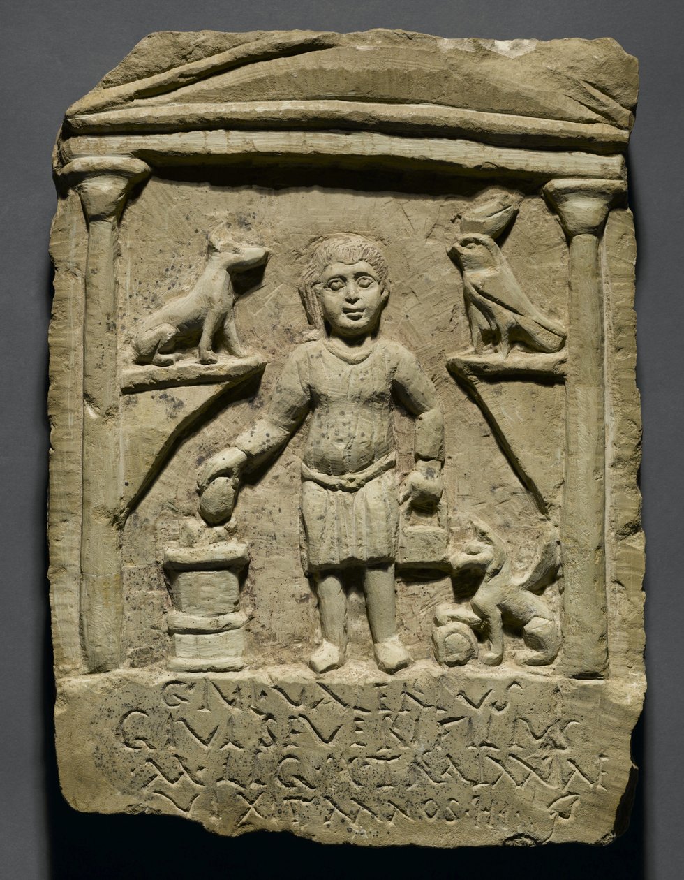 Grabstele des C. Julius Valerius, hergestellt in Ägypten von Roman