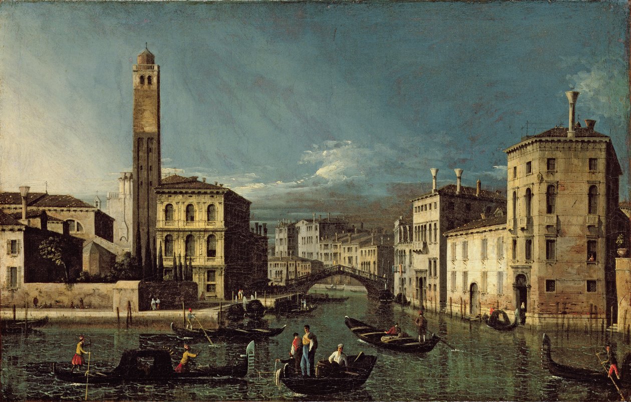 Kanalszene, Venedig von Giovanni Antonio Canal