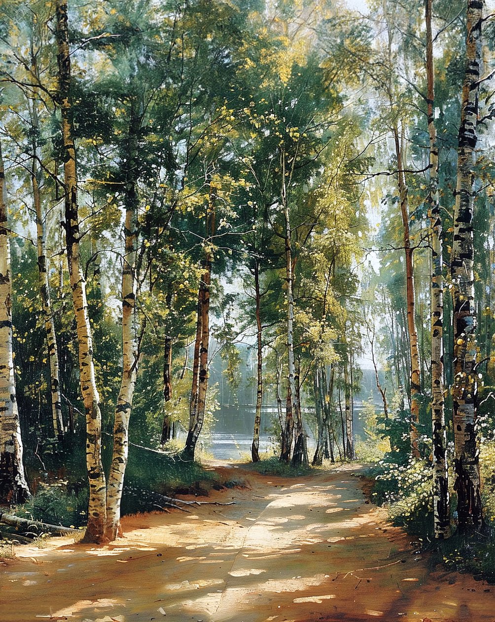 Gewundene Straße im grünen Wald von F. Abderrahim