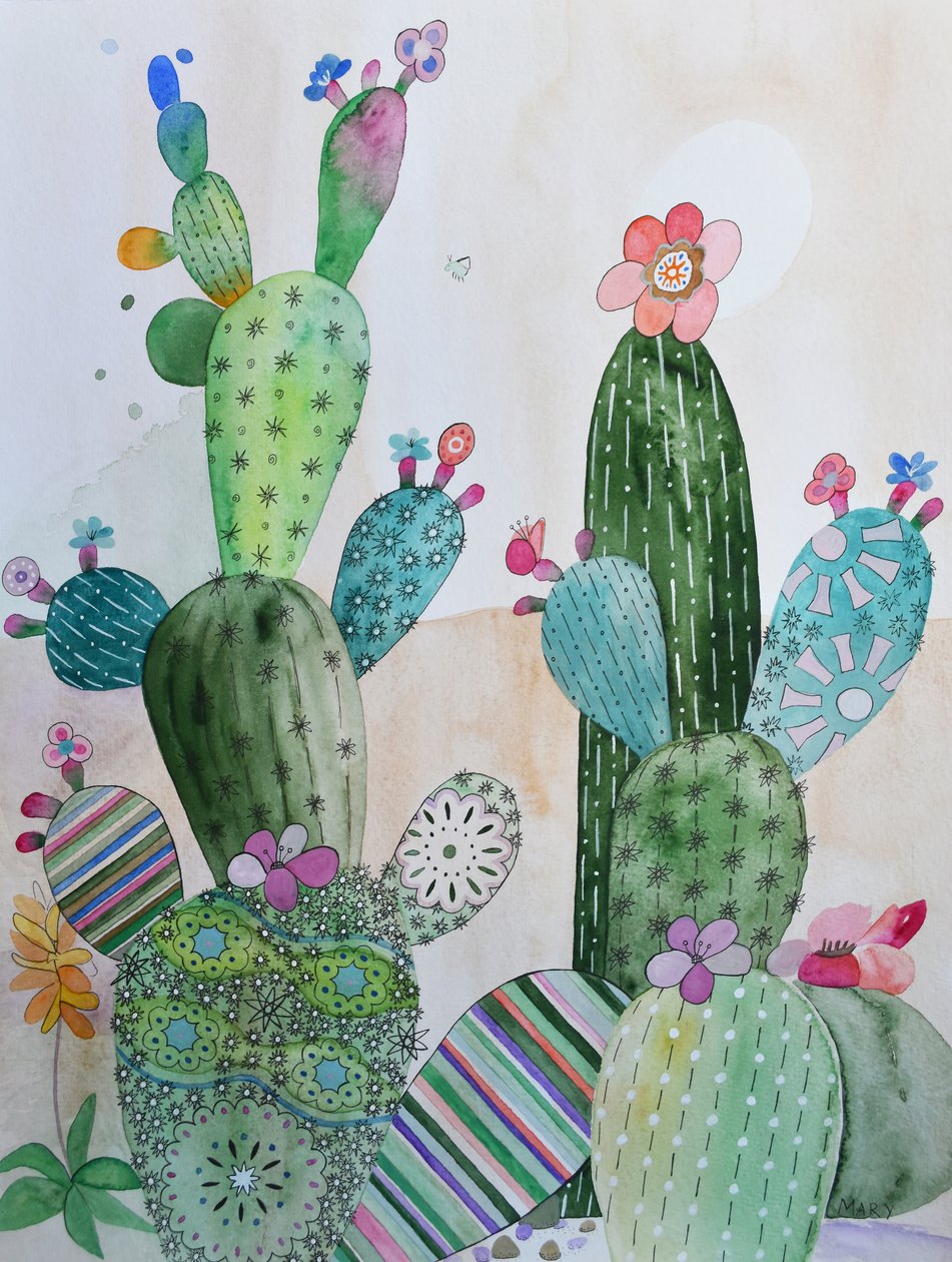 Kakteen von Marys Watercolors