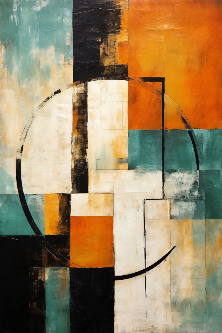 Mathematical Knowledge An Abstract Perspective, vertikaler Leinwanddruck auf Anfrage von F. Abderrahim