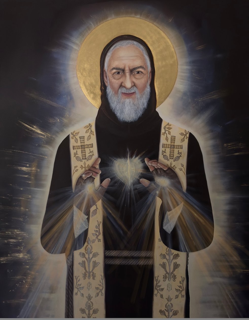Padre Pio  von Simone Amon