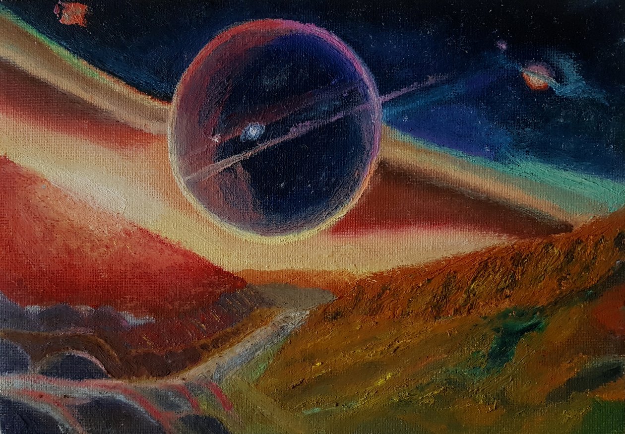 Regenbogen im Dunkeln. von Andy Schweigard