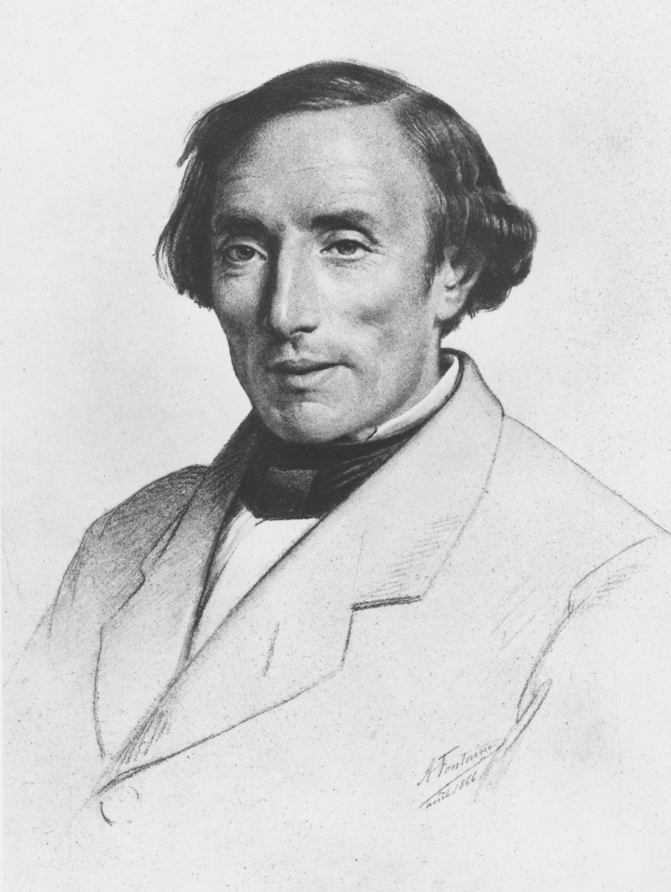 Ernest Bersot, 1866 von A. Fontaine