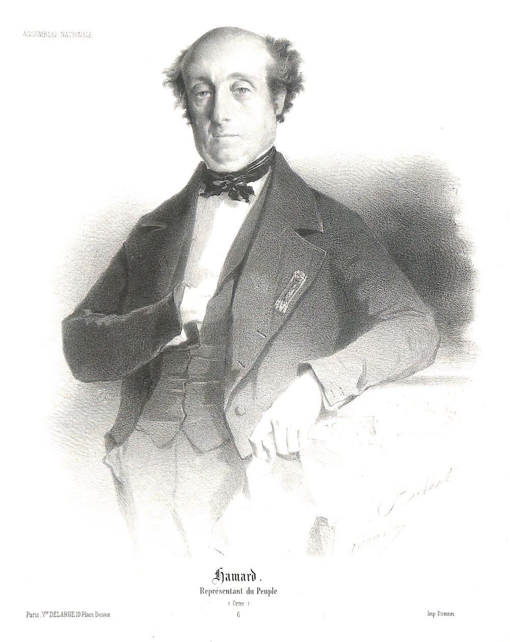 Porträt von Pascal HAMARD von A. Lemaire Berthet