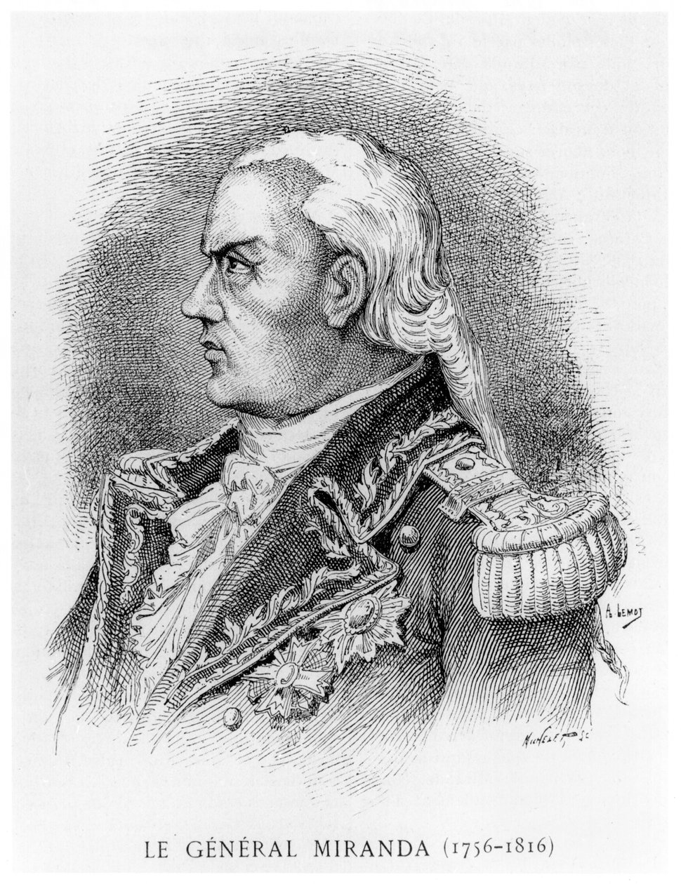 Francisco de Miranda (1750-1816) aus 