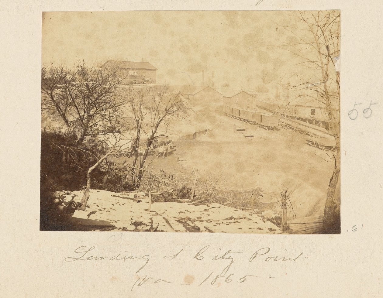 Landung in City Point, Virginia von A.J. Russell