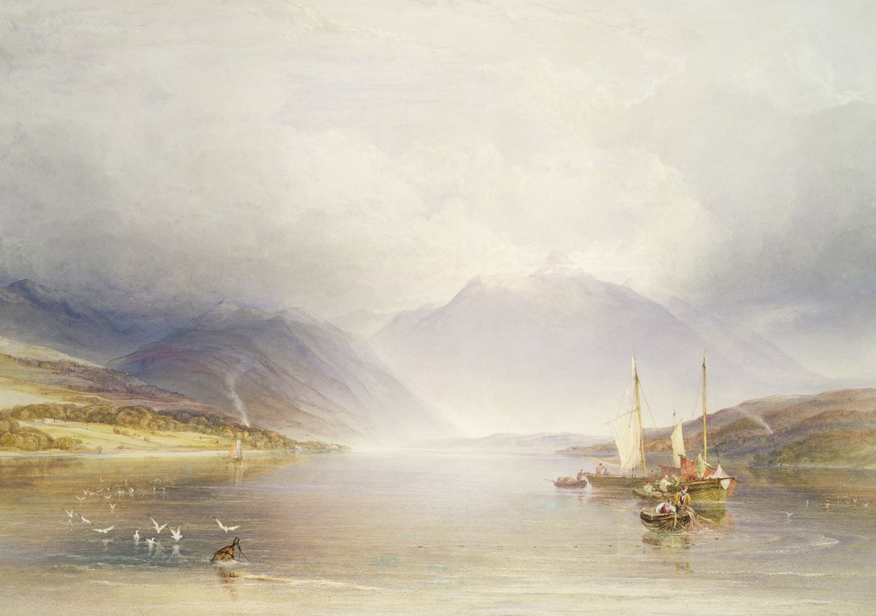 Loch Etive, Argyllshire von A.V. Copley Fielding