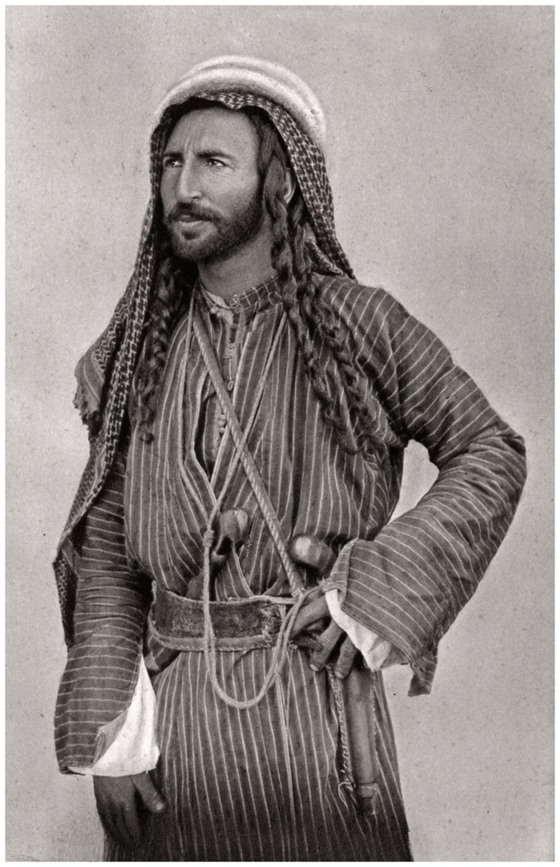 Ein Beduine der Wüste, Irak, 1925 von A. Kerim