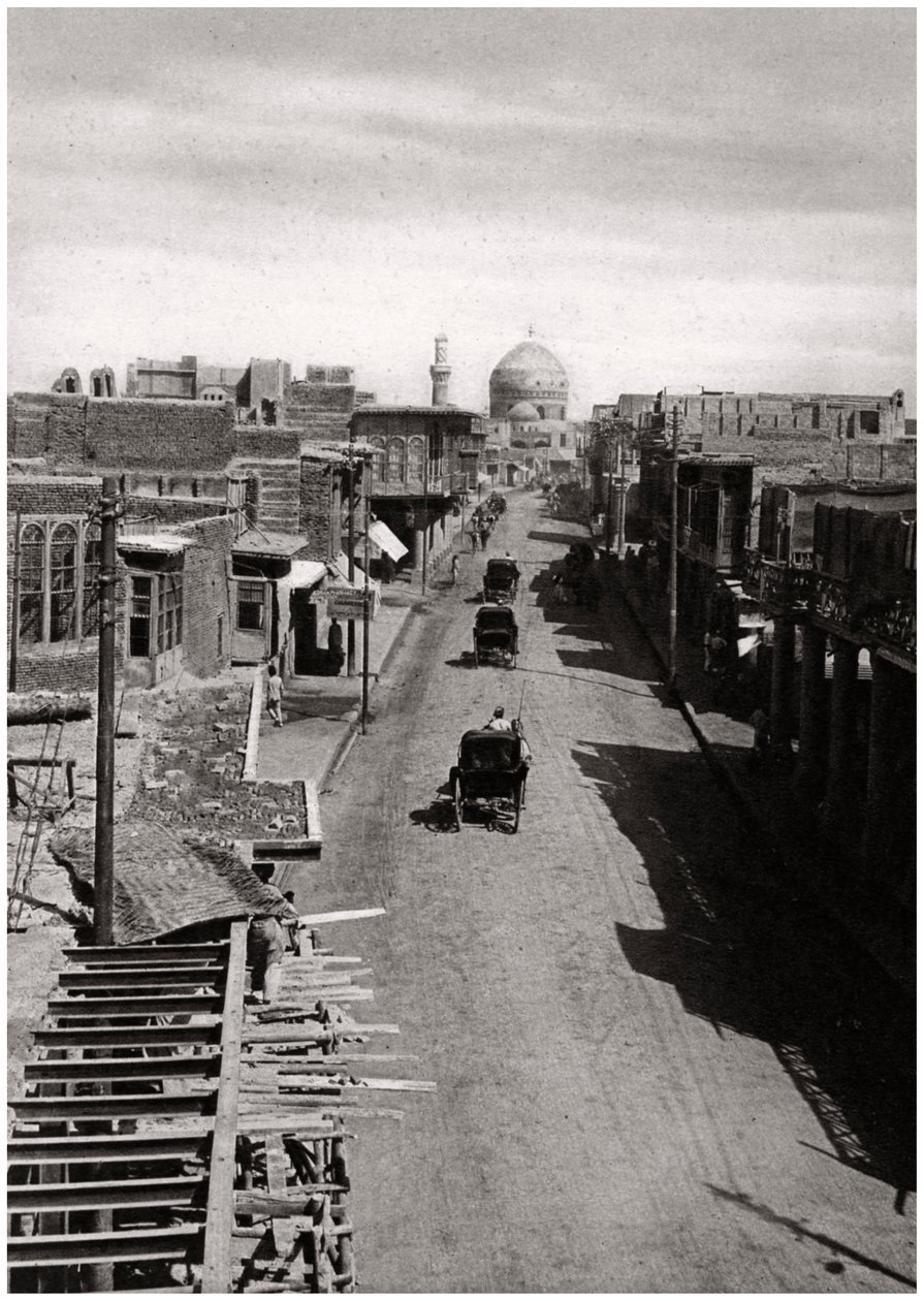 Eine Straße in Bagdad, Irak, 1925 von A. Kerim