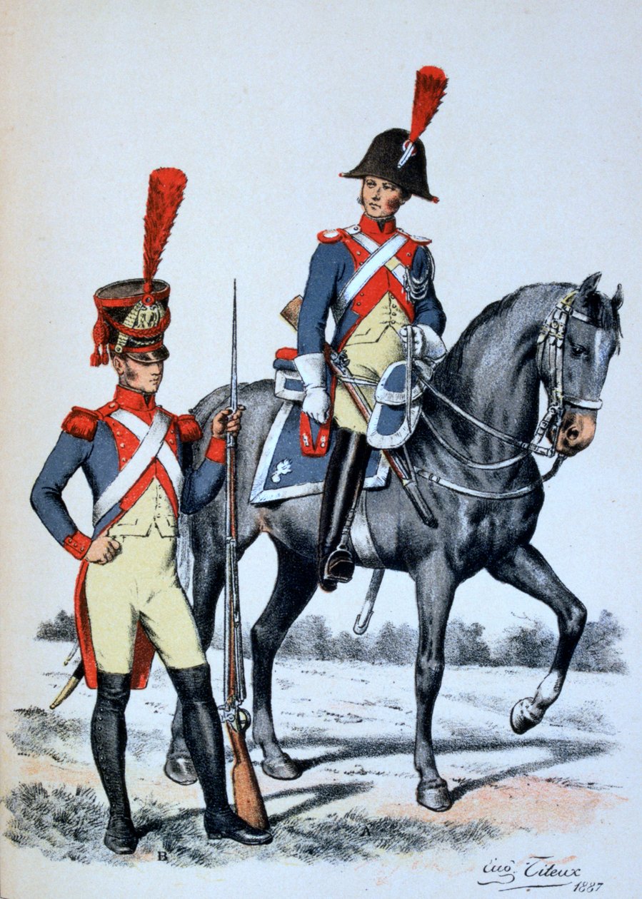 Kaiserliche Gendarmerie von Paris, 1813, 1887 von A. Lemercier