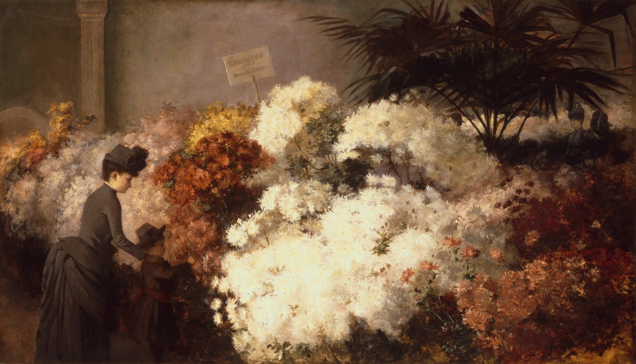 Die Chrysanthemen-Ausstellung von Abbott Fuller Graves
