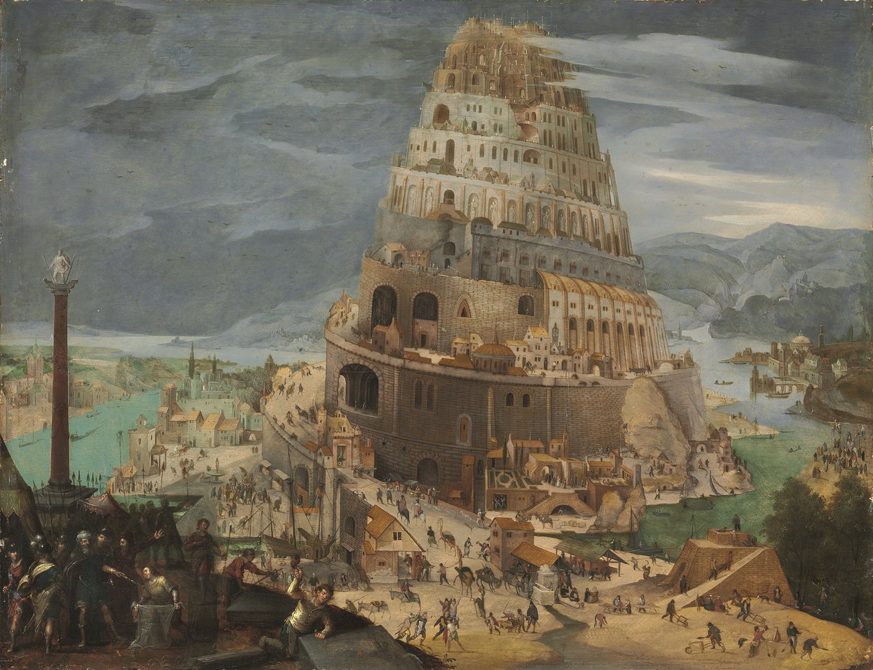 Der Turm von Babel von Abel Grimmer or Grimer