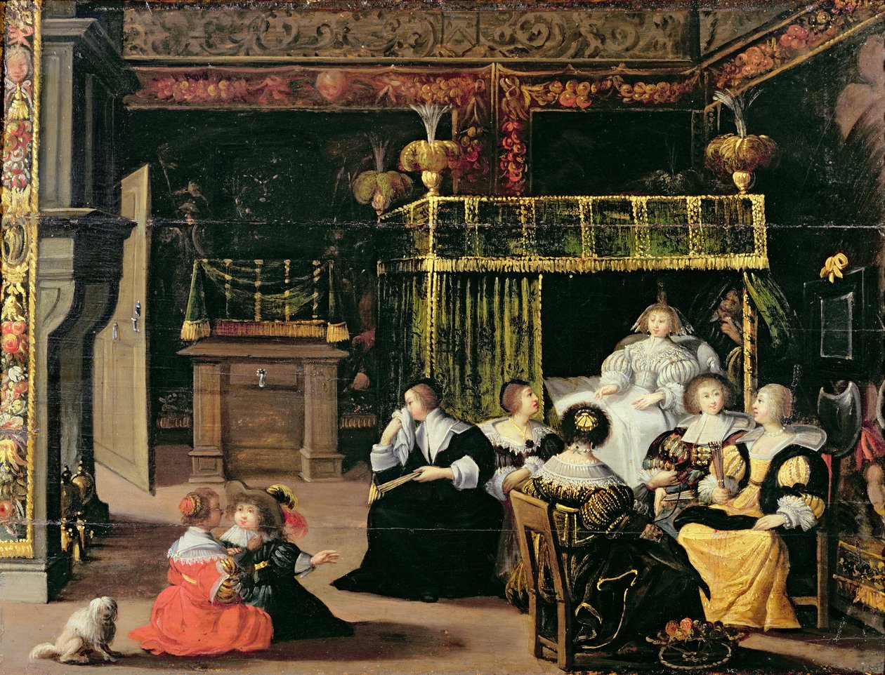 Besuch bei der neuen Mutter von Abraham Bosse