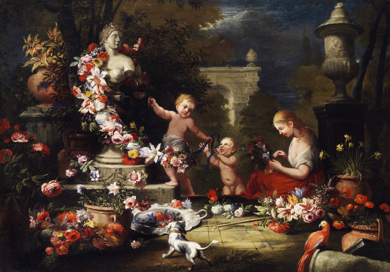 Blumengabe an die Göttin Venus von Abraham Brueghel