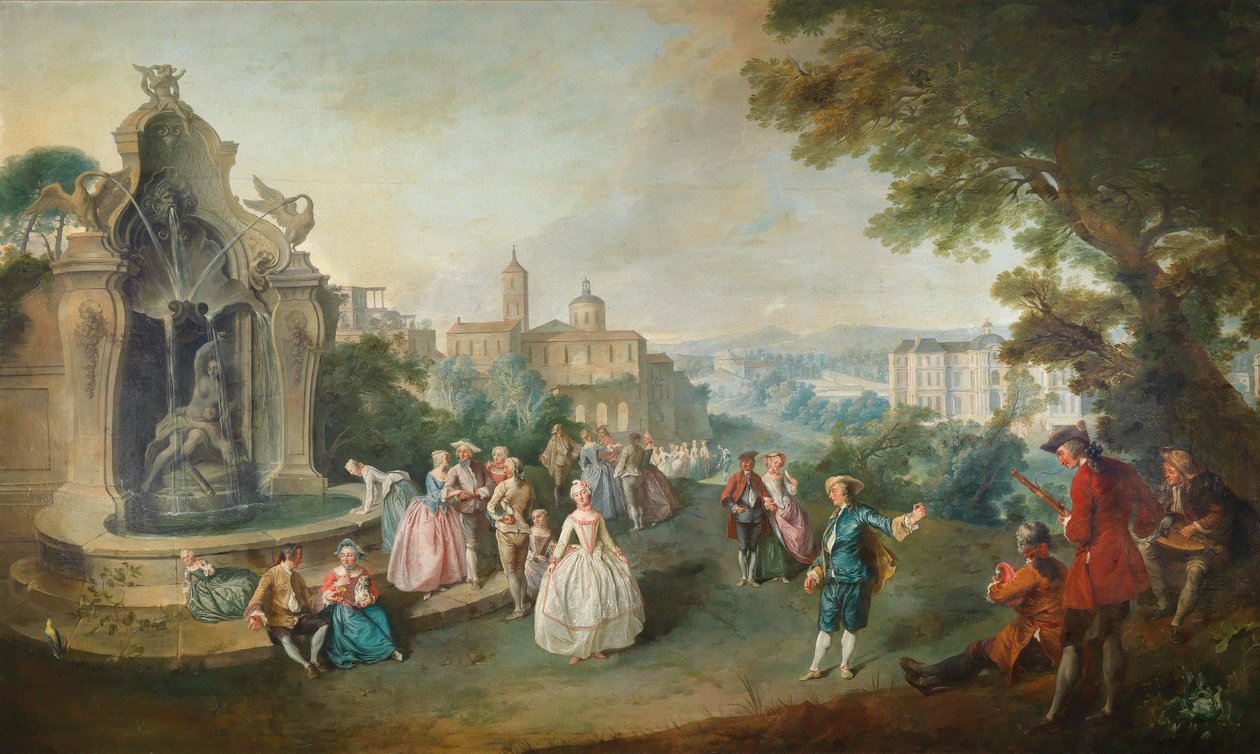 Elegante Gesellschaft von Abraham Ignace Bolkman